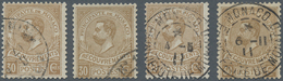 Monaco - Portomarken: 1911, Postage Due 30c. Pale Brown Small Group With Four Fine Used Copies Of Th - Taxe