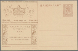 Niederlande - Ganzsachen: 1926 Two Unused Preprinted Postal Stationery Cards, Preprinted In Black An - Postwaardestukken