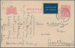 Niederlande - Besonderheiten: 1916/20 Two Commercially Used Postal Stationery Postcards Each With Di - Otros & Sin Clasificación