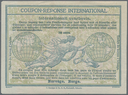 Norwegen: 1907. International Reply Coupon 70 Oere (Rome Type). Collector's Item From Archives! - Lettres & Documents