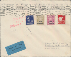 Norwegen: 1932, Flight Cover (originally Prepared For The Zeppelin Flight Switzerland Flight) From S - Lettres & Documents