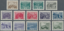 Österreich: 1932, Freimarken Landschaften Im Kleinformat, Tadelloser Postfrischer Satz (Mi. 1000 €) - Used Stamps