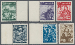 Österreich: 1933, Katholikentag 6 Werte Komplett Einwandfrei Postfrisch, Dabei Vier Randstücke, Mi€ - Gebraucht
