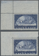Österreich: 1933, WIPA Faserpapier 50+50 Gr., Beide Werte, Sowohl Aus Bogen Als Auch Aus Block Jewei - Usados