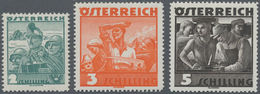 Österreich: 1934, Trachtenserie 21 Werte Komplett Einwandfrei Postfrisch, Mi€ 300,- - Usados