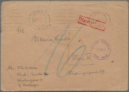 Österreich: 1945, KURIERPOST, Unfrankierter Brief Mit Absenderangabe Aus RIED I. Innkr., Nach Wien. - Used Stamps