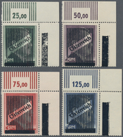 Österreich: 1945, 1 RM - 5 RM 'Wiener Aushilfsausgabe', Gezähnt K 14, Alle 4 Werte Einheitlich Aus D - Used Stamps