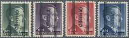 Österreich: 1945, 1 Pf Bis 5 RM 'Grazer Aufdruck', Dabei 1 RM Gezähnt K 14 In Type I, 2 RM Und 3 RM - Used Stamps