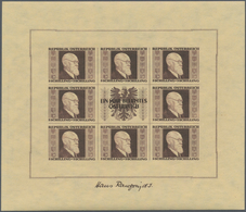 Österreich: 1946, Renner-Kleinbögen Postfrisch, Unsigniert. Mi. 2.400,- €. - Used Stamps
