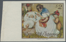 Österreich: 1967, Muttertag 2 S. UNGEZÄHNT Auf Weißen Gummierten Papier (etwas Bügig) Vom Linken Bog - Used Stamps