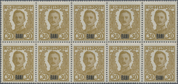Österreichisch-Ungarische Feldpost - Rumänien: 1918, Nicht Ausgegebene Freimarke Kaiser Karl I. 30 H - Altri & Non Classificati