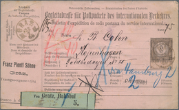 Österreich - Ganzsachen: 1885, Bedarfsgerecht Verwendete Postbegleitadresse Für Den Internationalen - Other & Unclassified