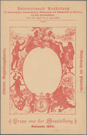 Österreich - Privatganzsachen: 1894. Set Von 3 Privat-Postkarten 2 Kr Franz Joseph "Internationale A - Otros & Sin Clasificación