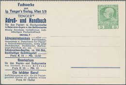 Österreich - Privatganzsachen: 1905 (ca). Seltene GEZÄHNTE Privat-Postkarte 5 Heller Reg.-Jubiläum " - Andere & Zonder Classificatie