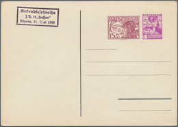 Österreich - Privatganzsachen: 1936, Ungebrauchte Privatpostkarte Mit 15 G Violettbraun Flugpost Und - Otros & Sin Clasificación