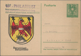Österreich - Privatganzsachen: 1945, Ungebrauchte Ganzsachenkarte 5 Pfennig Grün Staatswappen Mit Pr - Otros & Sin Clasificación