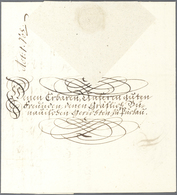 Polen - Vorphilatelie: 1756. Letter From Friedrich Augustus, King Of Poland And Duke Of Saxony. With - ...-1860 Prephilately