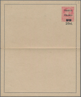 Polen - Ganzsachen: 1919, Letter Card 25hl. On 10h. Rose, Unused. - Entiers Postaux