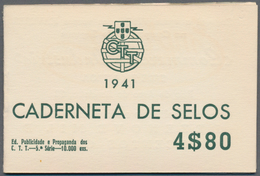 Portugal: 1941, Two Different Unexploded 4$80 Booklets With Panes 4x15c., 4x0.24e. And Two 4x0.40e., - Other & Unclassified