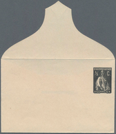 Portugal - Ganzsachen: 1912 (ca.) Unused Private Postal Stationery Envelope (112x74) With Unusual Fl - Ganzsachen