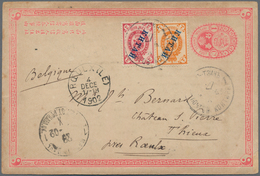 Russische Post In China: 1899, 1 K., 3 K. Tied "TIENTSIN 27 X 1903" To China Stationery Card 1897 IC - Cina