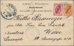 Russische Post In China: 1899/1910, Covers (2), Ppc (3) And Used Stationery (1) From Peking, Tientsi - Chine