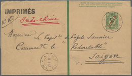 Russische Post In China - Ganzsachen: 1899, Wrapper 2 K. Tied "INKOU 19 8 07" Via "CHEFOU POSTE FRAN - Chine