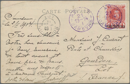 Russische Post In Der Levante - Staatspost: 1914, Photo-postcard Franked With 20 Para Black On 4 Kop - Turkish Empire