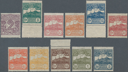 San Marino: 1903, 2 C Lilac To 1 L Olive And 5 L Blue Mint Never Hinged - Other & Unclassified
