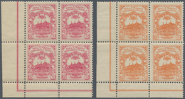 San Marino: 1916, UNISSUED RED CROSS Stamps 'Pro Croce Rossa' 10+5cent. Carmine And 20+5c. Orange Bo - Altri & Non Classificati