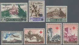 San Marino: 1951, Red Cross + Air Mail Stamps Mint Never Hinged. Catalogue Value 1088 € - Altri & Non Classificati