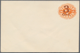 Schweden - Ganzsachen: 1919 Small Postal Stationery Envelope "3 øre" On 2 øre, Fresh And Fine Unused - Entiers Postaux