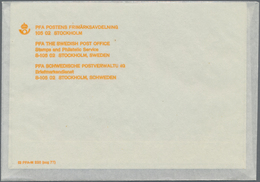 Schweden - Ganzsachen: 1976, A Completely Unprinted Airmail Folded Letter In The Original Packaging - Enteros Postales