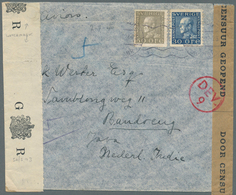 Schweden - Besonderheiten: 1940, Air Mail Cover Franked Total 80 Oe. (one Stamp Fallen Off) Tied "ST - Other & Unclassified