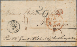 Schweiz: 1852 Rechung Von A. Kohler & Fils, Lausanne (datiert 16. März 1852) Nach San Francisco, 'fo - Ongebruikt