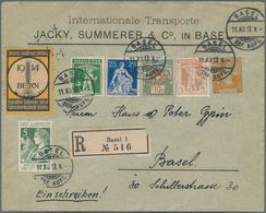 Schweiz - Privatganzsachen: 1913 Privatganzsache Zu 12 Rp. Des Transportunternehmens Jacky, Summerer - Enteros Postales