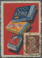 Sowjetunion: 1926, Vignette Issued By The Postal Administration Of Leningrad With Advertisement For - Briefe U. Dokumente