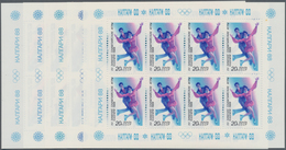 Sowjetunion: 1988, Olympic Games Calgary, Complete Set Of Five Mini Sheets, Mint Never Hinged. Mi. 5 - Covers & Documents