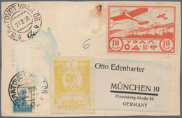 Sowjetunion - Besonderheiten: 1926 Postcard Sent By Airmail From Zlatoust To Munich, A Charity Stamp - Andere & Zonder Classificatie