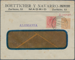 Spanien - Ganzsachen: 1920. Private Window Cover 15c Yellow Alfonso XIII Medallón Inscripted On The - 1850-1931