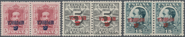 Spanien - Besonderheiten: 1931, TOLOSA Private Local Issue, 5c. Carmine, 5c. Black And 15c. Greyish - Sonstige & Ohne Zuordnung