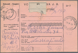 Triest - Zone B: 1949, Complete Parcel Despatch Form From "KOPER 27.VIII.49" To Lussinpiccolo (Mali - Marcophilia