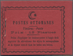 Türkei - Markenheftchen: 1913, Definitives "G.P.O. Constatinople", Set Of Three Unexploded Booklets: - Libretti