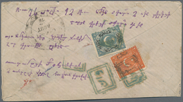 Türkei - Stempel: 1876 Native Cover Franked By Turkish 1868-1870 2ghr. And 5ghr. Used In Van, One St - Sonstige & Ohne Zuordnung