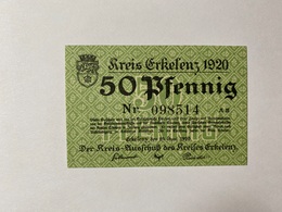 Allemagne Notgeld Erkelenz 50 Pfennig - Collections