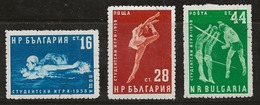 Bulgarie 1958 N°Y.T. : 934 à 936 Obl. - Gebruikt