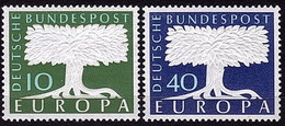 Europa CEPT 1957 Alemania 140/141 ** MNH - 1957