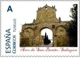 Spain 2015 - Arcos Y Puertas Monumentales - Arco De San Benito-Sahagún (León) Tu Sello Mnh - Denkmäler