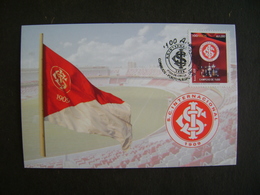 BRAZIL BRASIL - MAXIMUN / MAXIMUM "SPORT CLUB INTERNACIONAL" CENTENARY, SOCCER FOOTBALL IN 2009 - Altri & Non Classificati