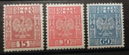 Pologne 1932 / Yvert N°358+361+362 / * - Ungebraucht